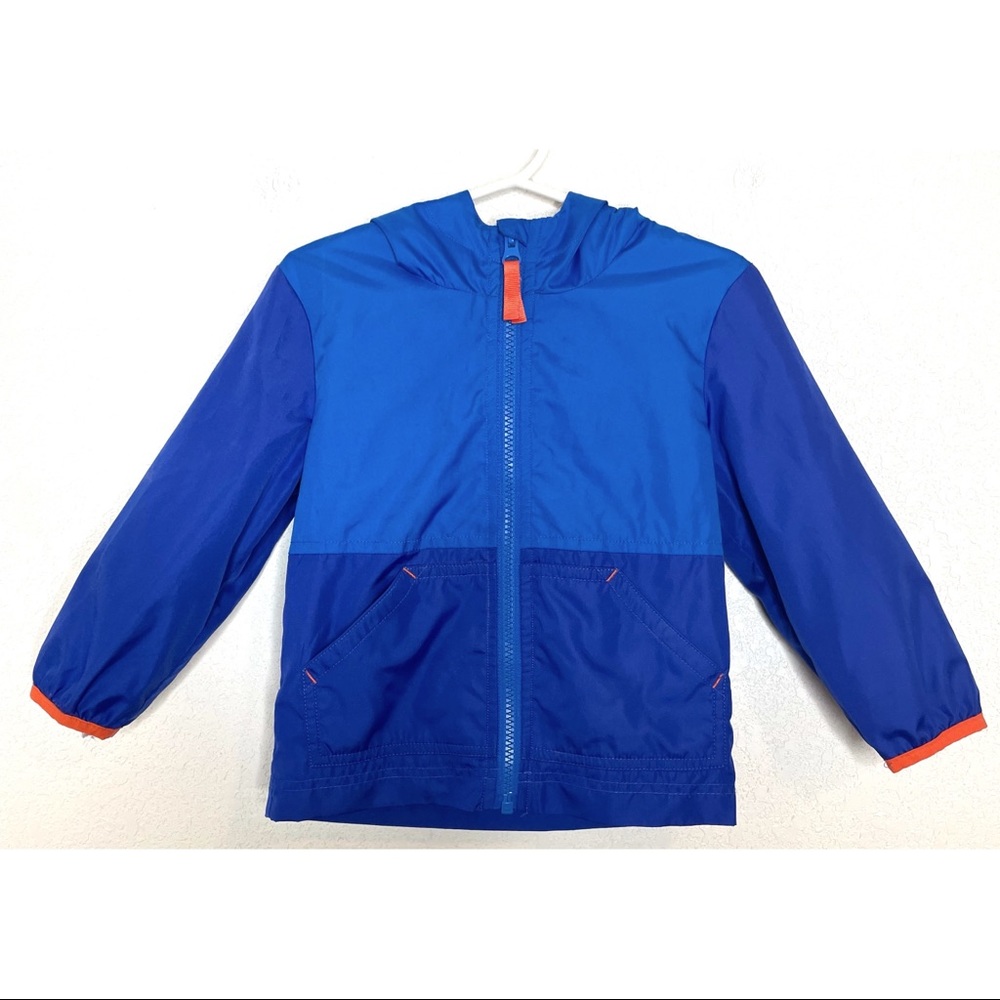 Cat & Jack blue size 2T lined windbreaker NWOT